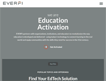 Tablet Screenshot of everfi.com